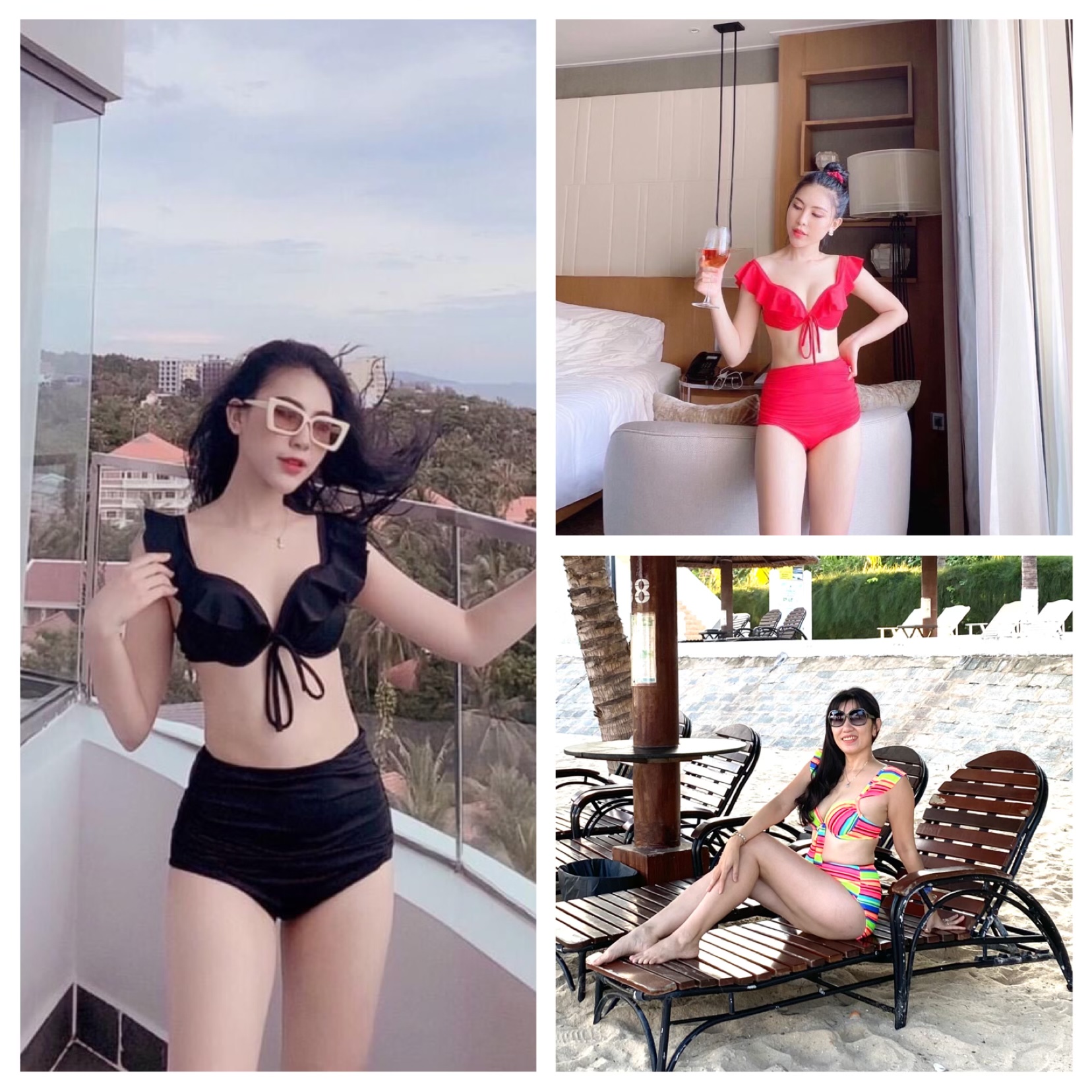 Bikini 2 Mảnh Cạp Cao